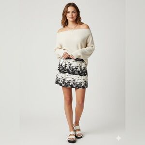 Silence and Noise Silk Mini Skirt Size 10